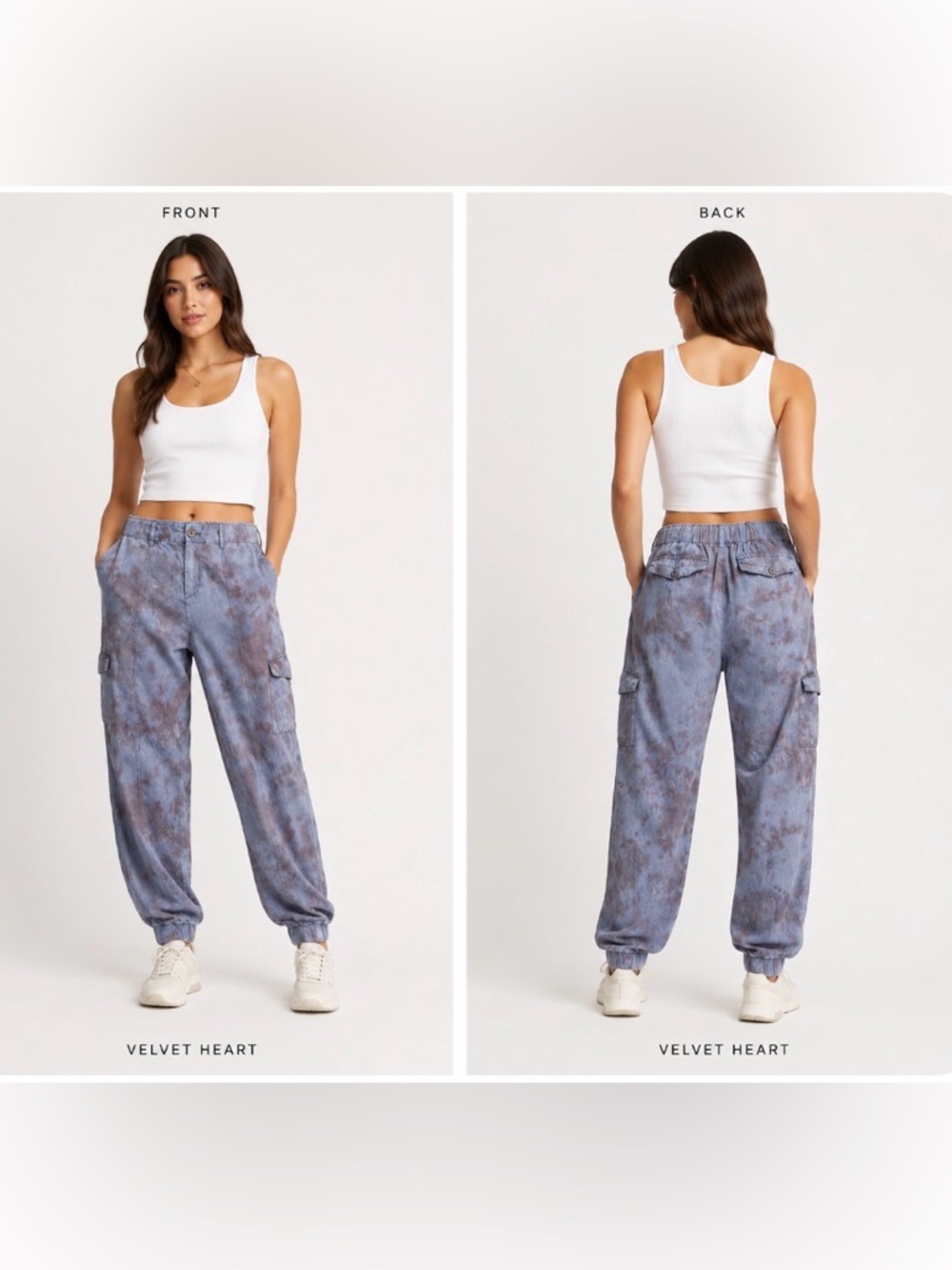 Velvet Heart Women's Tencel Cargo Jogger Pants Size M/ brand new with tags
